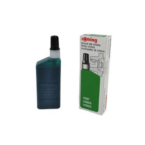Tusz butelkowany rOtring Isograph 23ml, zielony - 3